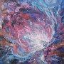 Orion Nebula - Oil on wood 20 x 16 Copyright 2014 Tim Malles